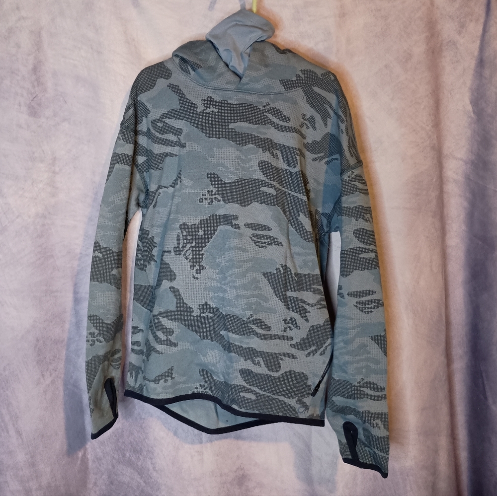 GapFit Kids Tech Hoodie Blue Camo